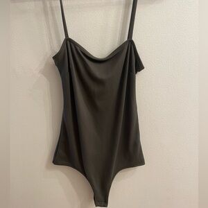 Free People Olive Body Suit
